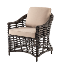 Кресло плетеное для уличных кафе и ресторанов